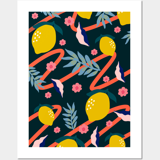 Lemon Art Print Wall Art by BryGraphicDesign